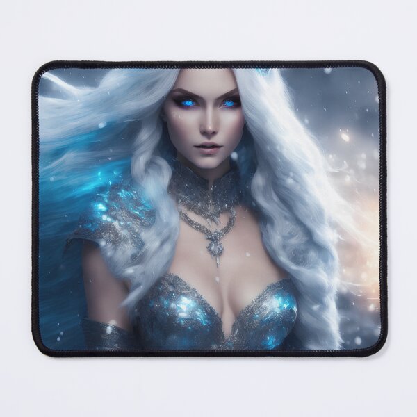 Item preview, Fairy tale ice queen with blue eyes. designed and sold by Maniock.