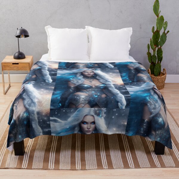 Item preview, Fairy tale ice queen with blue eyes. designed and sold by Maniock.
