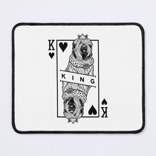 Item preview, Briard King Of Hearts Funny Dog Lover Pop Art designed and sold by GrandeDuc.