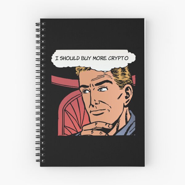 Item preview, 'I Should Buy More Crypto' Bad Investing Decisions - Funny Retro Comic Book designed and sold by Ridiculam Toga.