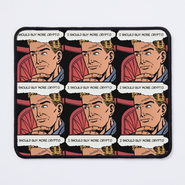 Item preview, 'I Should Buy More Crypto' Bad Investing Decisions - Funny Retro Comic Book designed and sold by Ridiculam Toga.