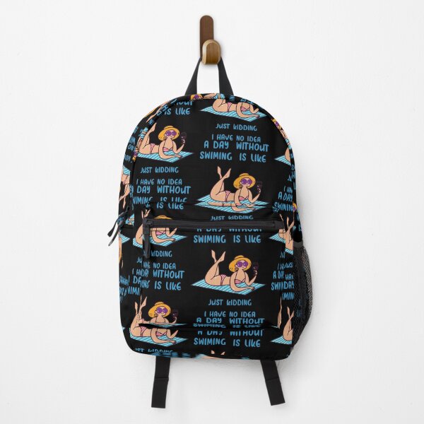 Item preview, a day without swimming is like just kidding i have no idea designed and sold by miurakichirou55.