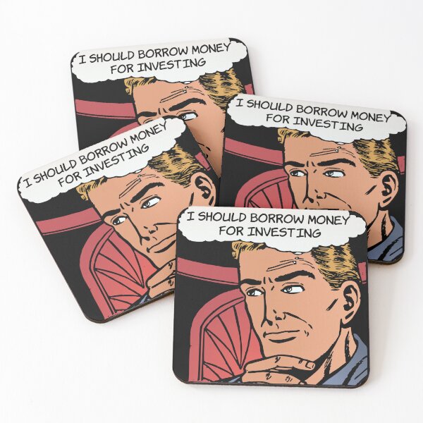 Item preview, 'I should Borrow Money for Investing' Bad Investing Decisions - Funny Retro Comic Book designed and sold by Ridiculam Toga.