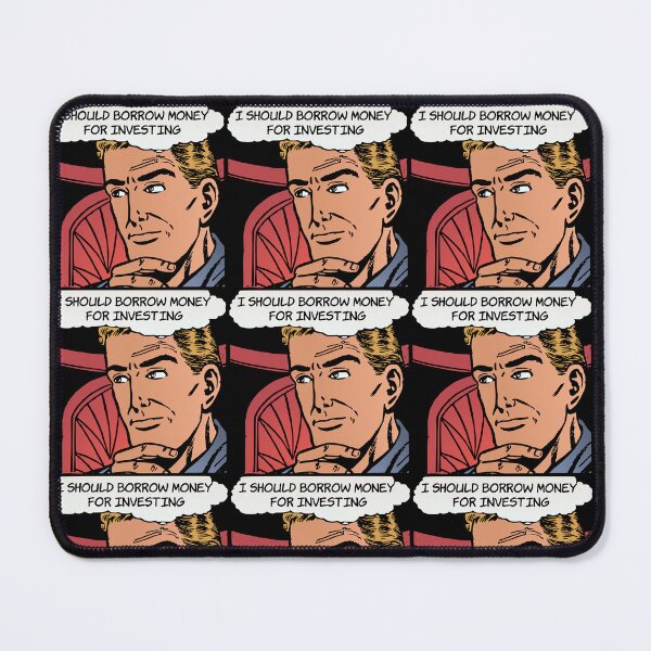 Item preview, 'I should Borrow Money for Investing' Bad Investing Decisions - Funny Retro Comic Book designed and sold by Ridiculam Toga.