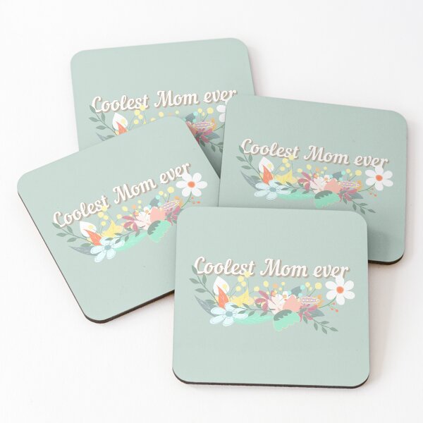 Item preview, Coolest Mom Ever, Pastel Flower Design For Moms, Perfect For Mother's Day On Year 2023 designed and sold by TrulyEpoque.
