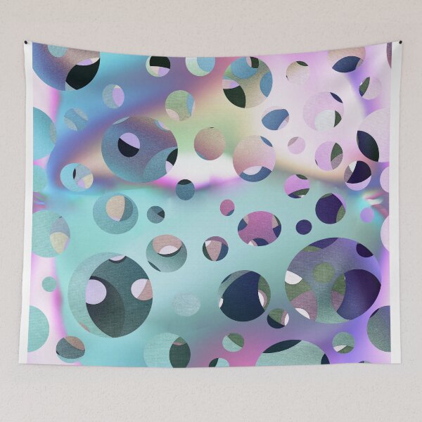Item preview, circles are cut, many layers, gradient, multicolored, geometry, texture, roughness designed and sold by Maria Mihailova.