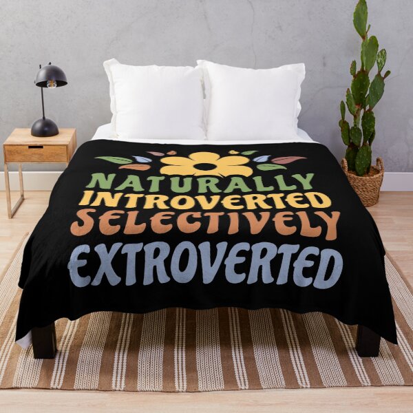 Item preview, Naturally Introverted Selectively Extroverted Funny Introvert Women designed and sold by Designer-Girl.