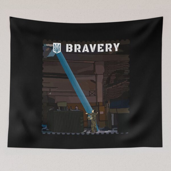 Item preview, Symbol Of Ukrainian Bravery - Mariupol Ukrainian Resistance - Be Brave Like Ukraine designed and sold by Aide.