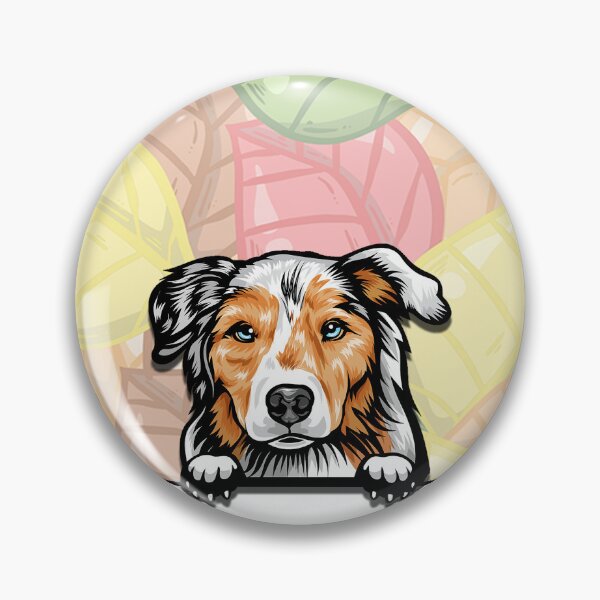 Item preview, Cute Australian Shephered dog designed and sold by TheresPawprints.