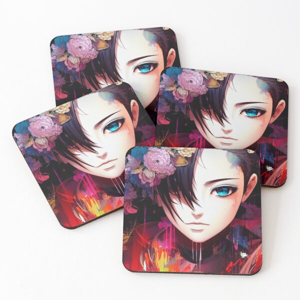 Item preview, Gentle Anime Maiden Portrait designed and sold by shypixels.