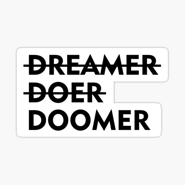 Doomer Meme Sticker - Liberty Maniacs