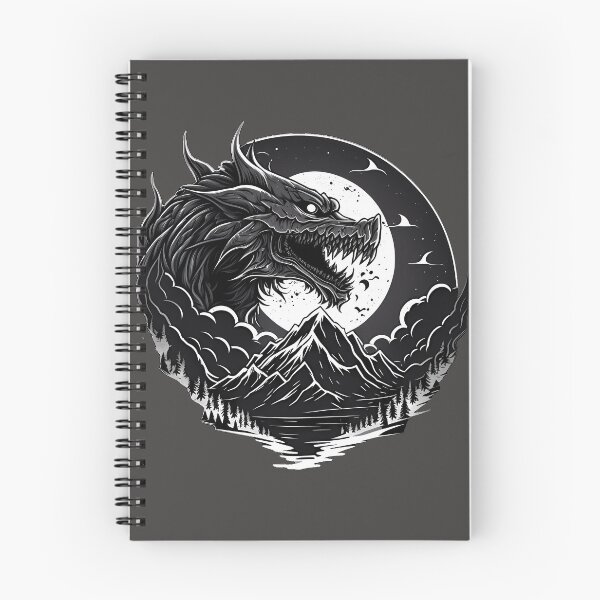 Artikelvorschau, Der feurige Atem des Drachen, das ruhige Leuchten des Mondes, eine perfekte Harmonie entworfen und verkauft von AsabIIArt.