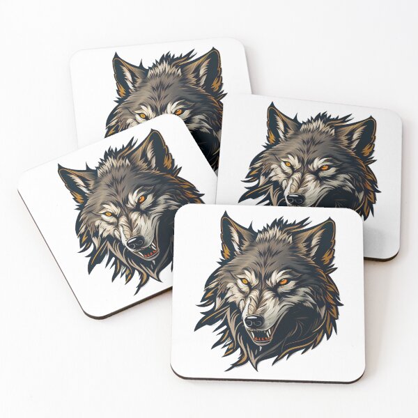 Item preview, Angry Wolf Roaring with Rage designed and sold by Shravi Design.