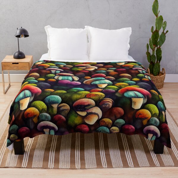 Item preview, Vegan People Life Mushroom Pattern designed and sold by Omni ⭐⭐⭐⭐⭐.