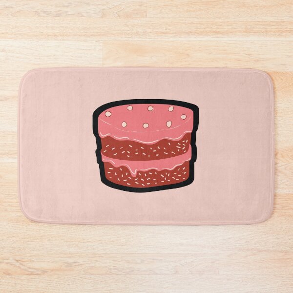 Item preview, cute cake with strawberry ganache | kawaii birthday cake designed and sold by Graciaisgrace.