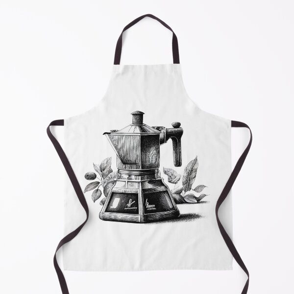 Item preview, Bialetti Moka Pot illustration designed and sold by NiceGoodBetter.