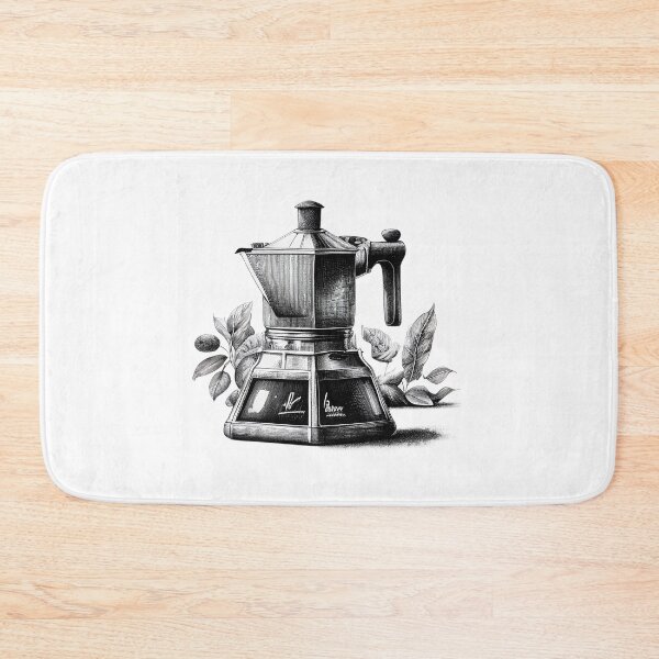Item preview, Bialetti Moka Pot illustration designed and sold by NiceGoodBetter.