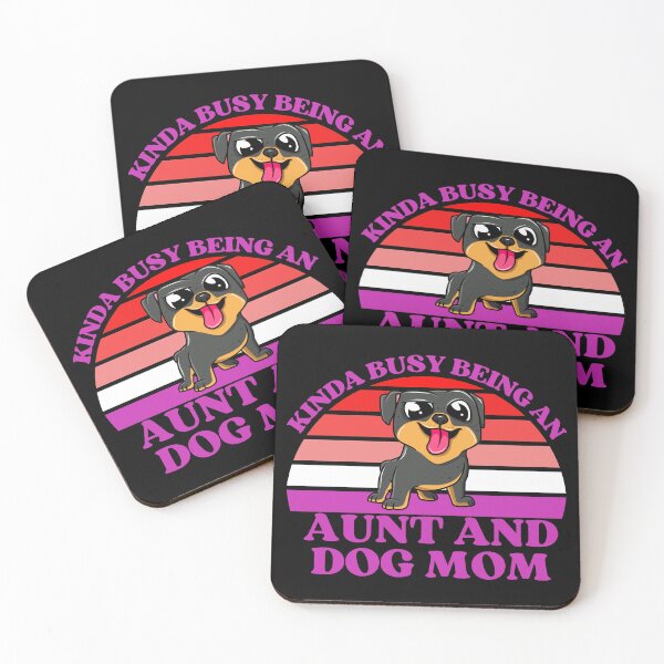 Item preview, Kinda Busy Being An Aunt And Dog Mom designed and sold by McThingummy.