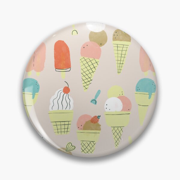 Item preview, Watercolor icecreams designed and sold by Megan McNulty.