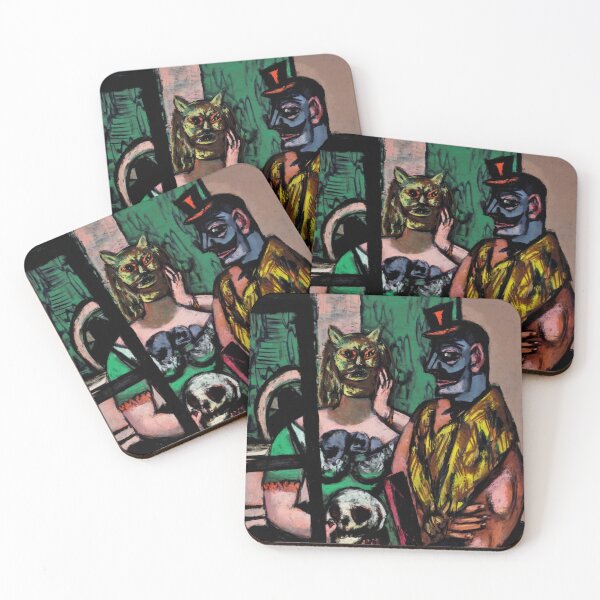 Item preview, Max Beckmann, Masquerade, 1948 designed and sold by SEEMUELLER.