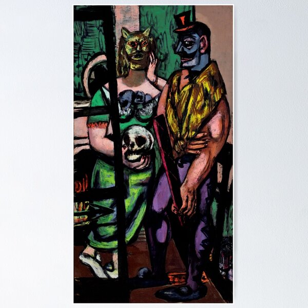 Artikel-Vorschau von Max Beckmann, Maskerade, 1948, designt und verkauft von SEEMUELLER.