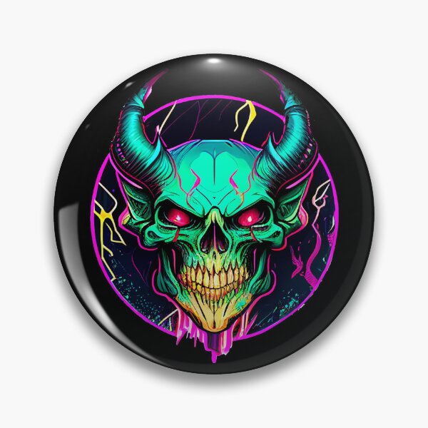 Item preview, Demon Skull designed and sold by BoneyardGrafix.