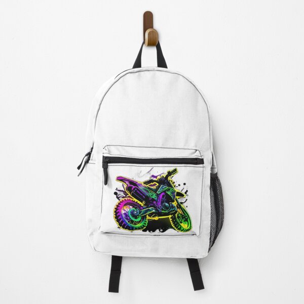 Item preview, Motocross Dirt Bike Cyberpunk Colorful Neon designed and sold by beluxe.