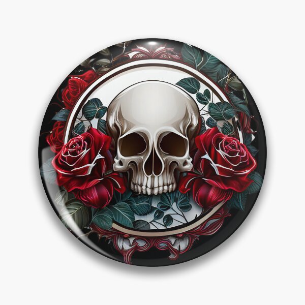 Item preview, Skull and Roses designed and sold by BoneyardGrafix.