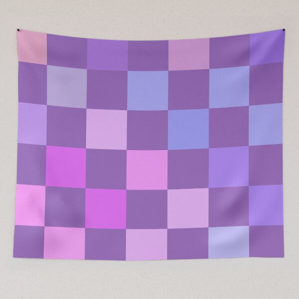 Item preview, Patchwork, Checkerboard, Multi Colour Purple and Pink designed and sold by OneThreeSix.