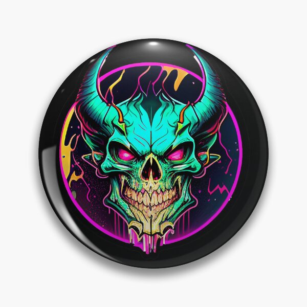 Item preview, Demon Skull  designed and sold by BoneyardGrafix.