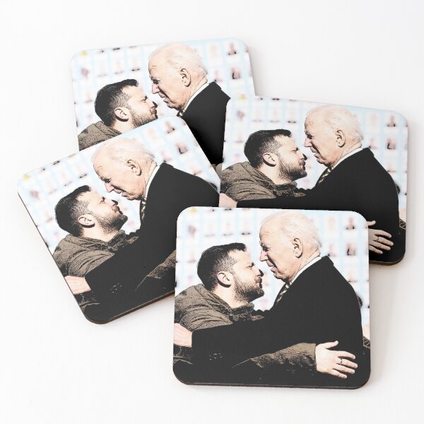 Item preview, Biden and Zelensky in Kyiv 2023 designed and sold by RESToRAPTOR.