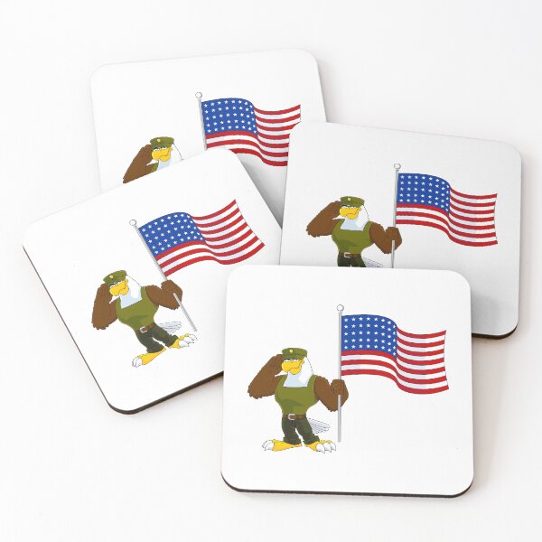 Item preview,  Patriotic Eagle Cartoon Character designed and sold by HitToon.