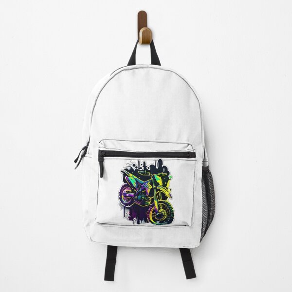 Item preview, Motocross Dirt Bike Cyberpunk Colorful Neon designed and sold by beluxe.