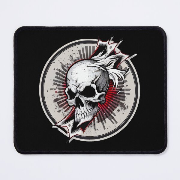 Item preview, Cartoon Skull Badge designed and sold by BoneyardGrafix.
