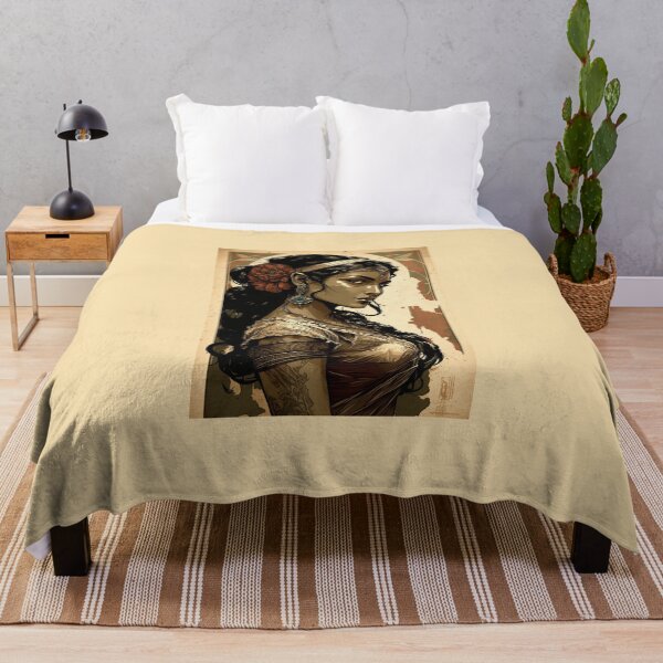 Item preview, An Indian Beauty designed and sold by ArtNouveauChic.