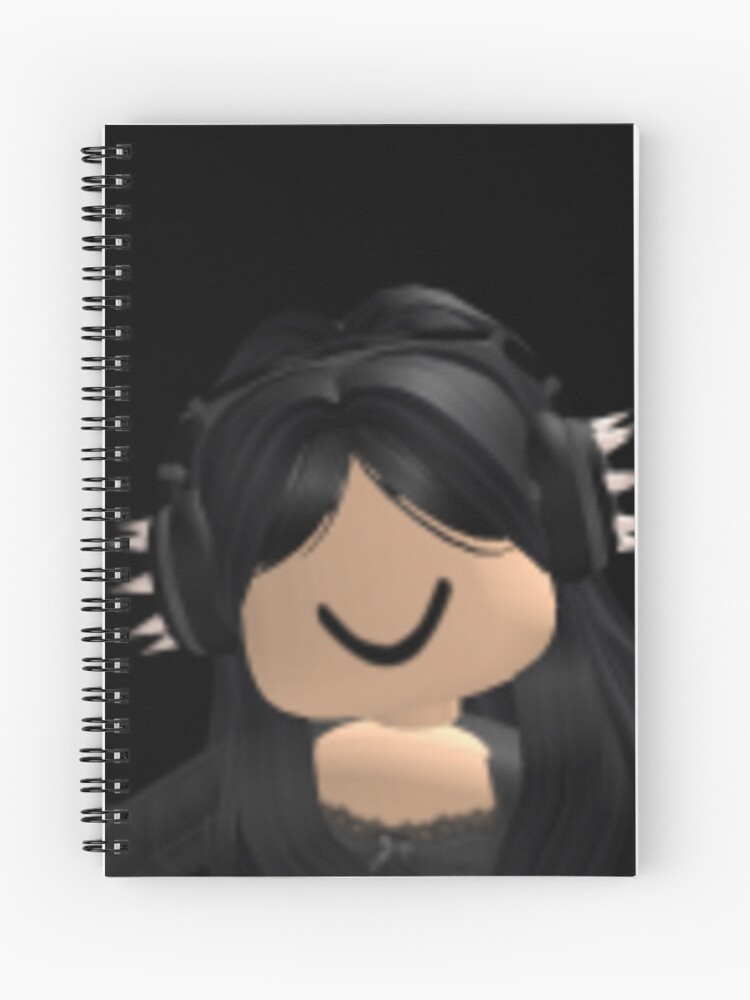 Kat's Roblox Avatar Official Merch! (Black) Spiral Notebook for Sale by  MaryAnd1