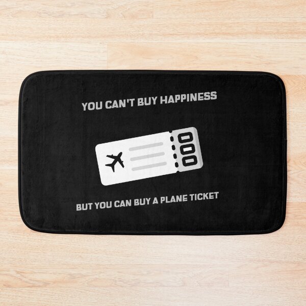 Item preview, you can't buy happiness but you can buy a plane ticket travel, destination, airplane, travellover designed and sold by STELATO.