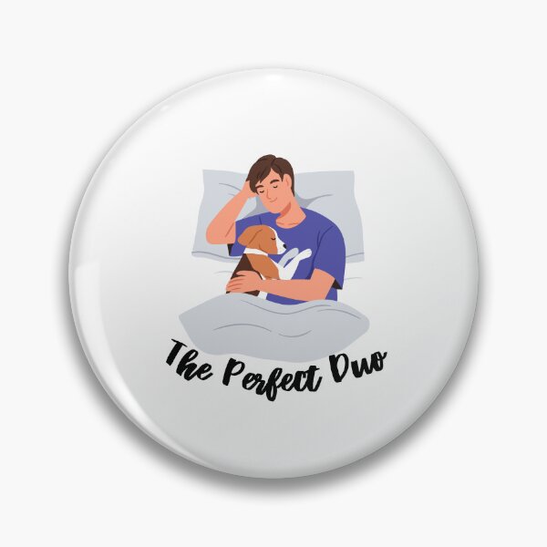 Item preview, Copy of The Perfect Duo -  Man's Best Friend! Ultimate Duo, Classic Combo for Dog Lovers! designed and sold by craftymilenials.