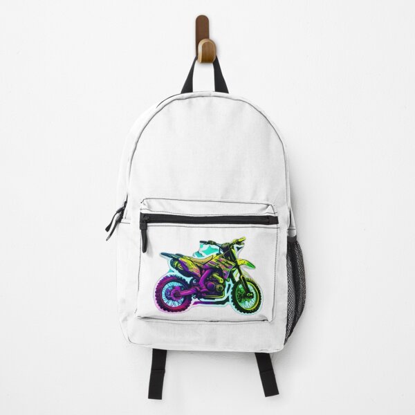 Item preview, Motocross Dirt Bike Cyberpunk Colorful Neon designed and sold by beluxe.