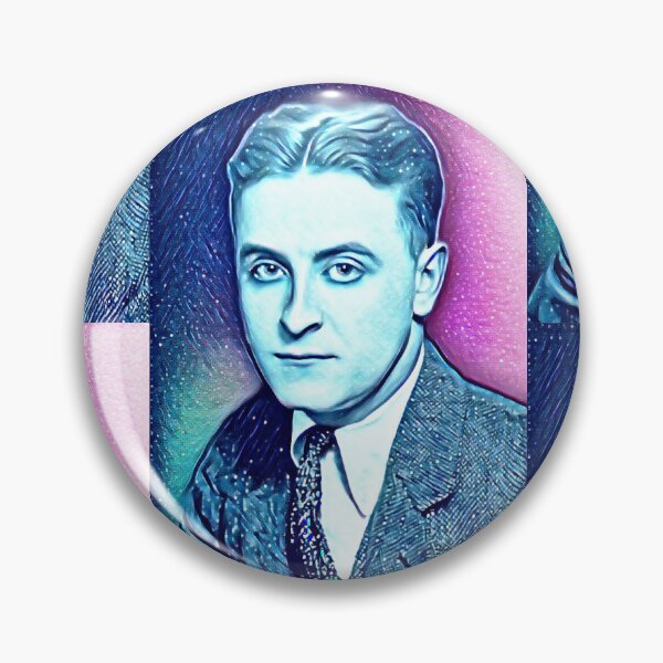 Item preview, F Scott Fitzgerald Artwork | F Scott Fitzgerald Portrait | F Scott Fitzgerald Wall Art  designed and sold by Suyogsonar25.