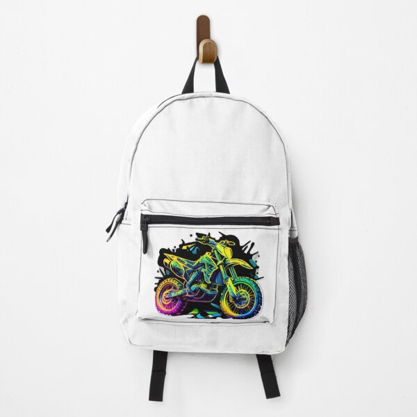 Item preview, Motocross Dirt Bike Cyberpunk Colorful Neon designed and sold by beluxe.