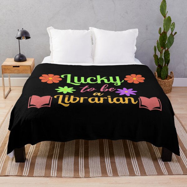 Item preview, Lucky To Be A Librarian designed and sold by designerpriti.