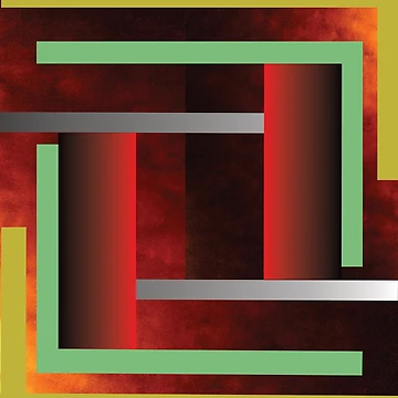 Artwork thumbnail, Abstract Aesthetic Rectangle Pattern by RGSMOOTHFINGER