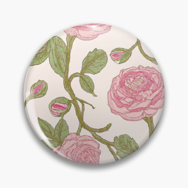 Artikelvorschau, Retro Blumenrosen-Muster entworfen und verkauft von SamJanner.