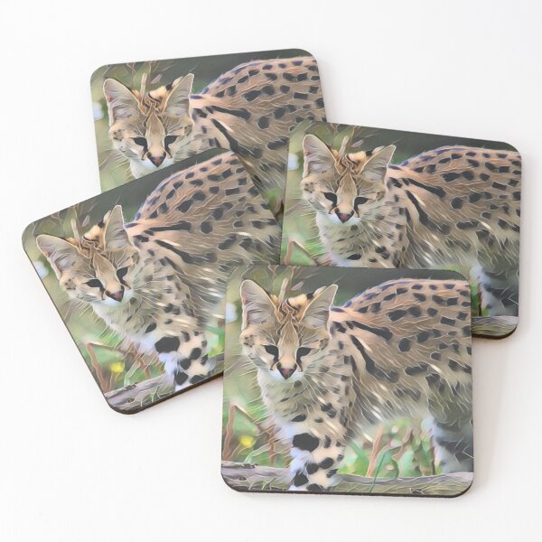 Item preview, Stunning Serval In Gemstone designed and sold by Fearless-Fox.