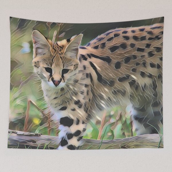Item preview, Stunning Serval In Gemstone designed and sold by Fearless-Fox.
