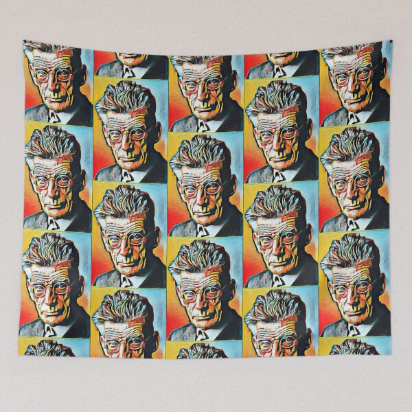 Item preview, Samuel Beckett Artwork | Samuel Beckett Portrait | Samuel Beckett Wall Art  designed and sold by Suyogsonar25.