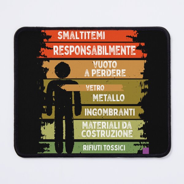 Item preview, smaltitemi responsabilmente, uomo, recycling is a must designed and sold by themoniae.