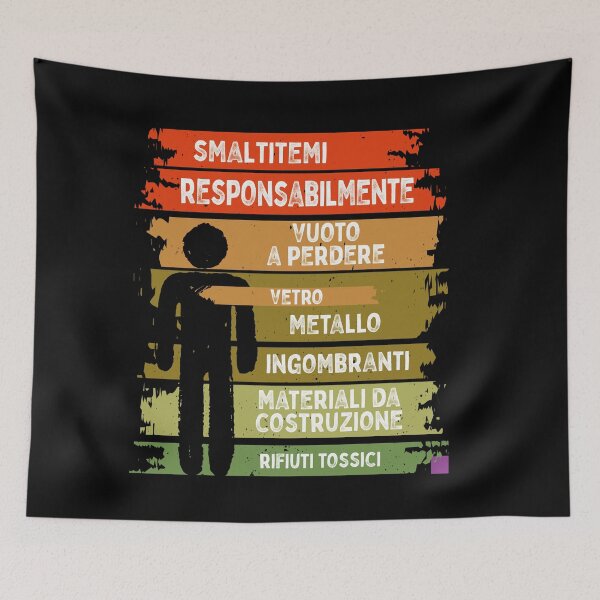 Item preview, smaltitemi responsabilmente, uomo, recycling is a must designed and sold by themoniae.