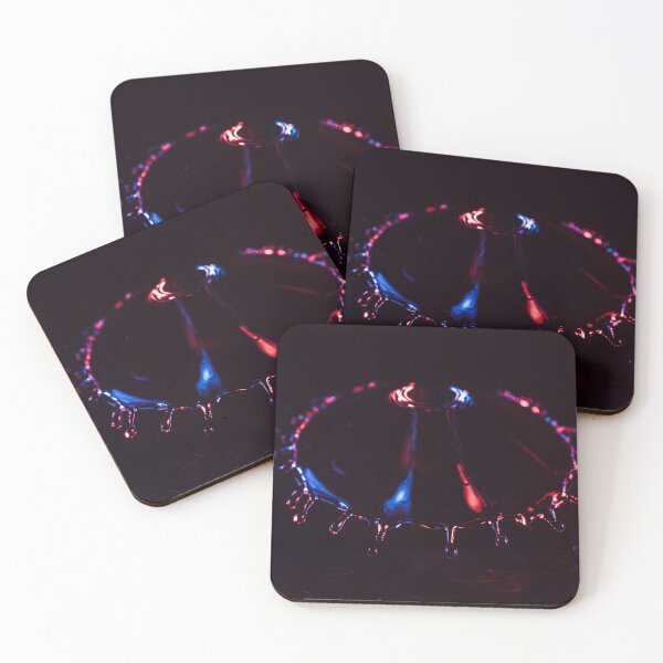 Item preview, Water collision with red and blue lights designed and sold by BirdnestMedia.